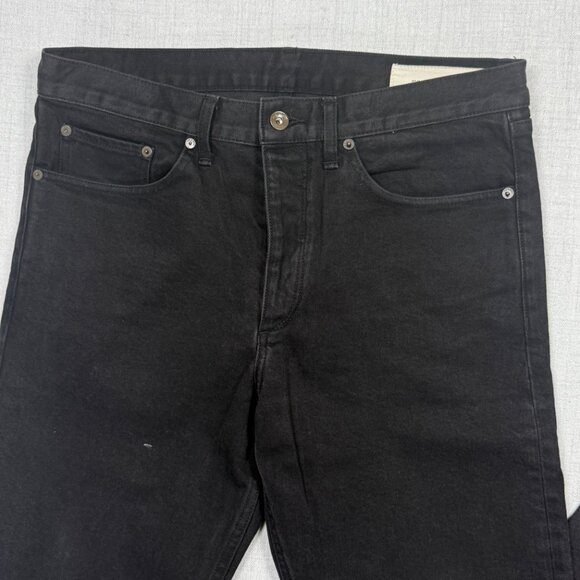 Rag & Bone Fit 3 Classic Fit Jean Black Cotton Blend Straight Leg Denim 33x32 - Picture 3 of 12